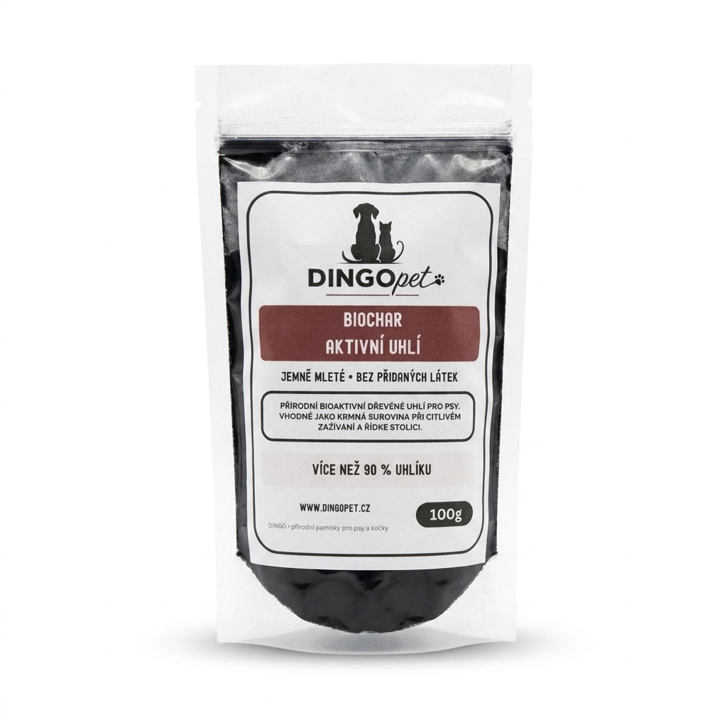 DINGOPET Biochar aktivní uhlí